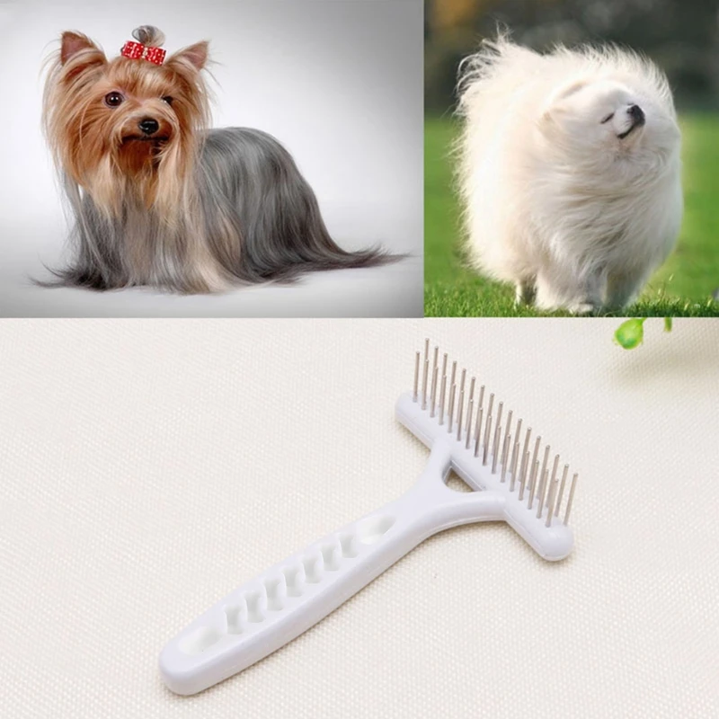 Pet Cat Dog Thick Long Short Hair Fur Shedding Remove Grooming Rake Puppy Comb Brush | Combs