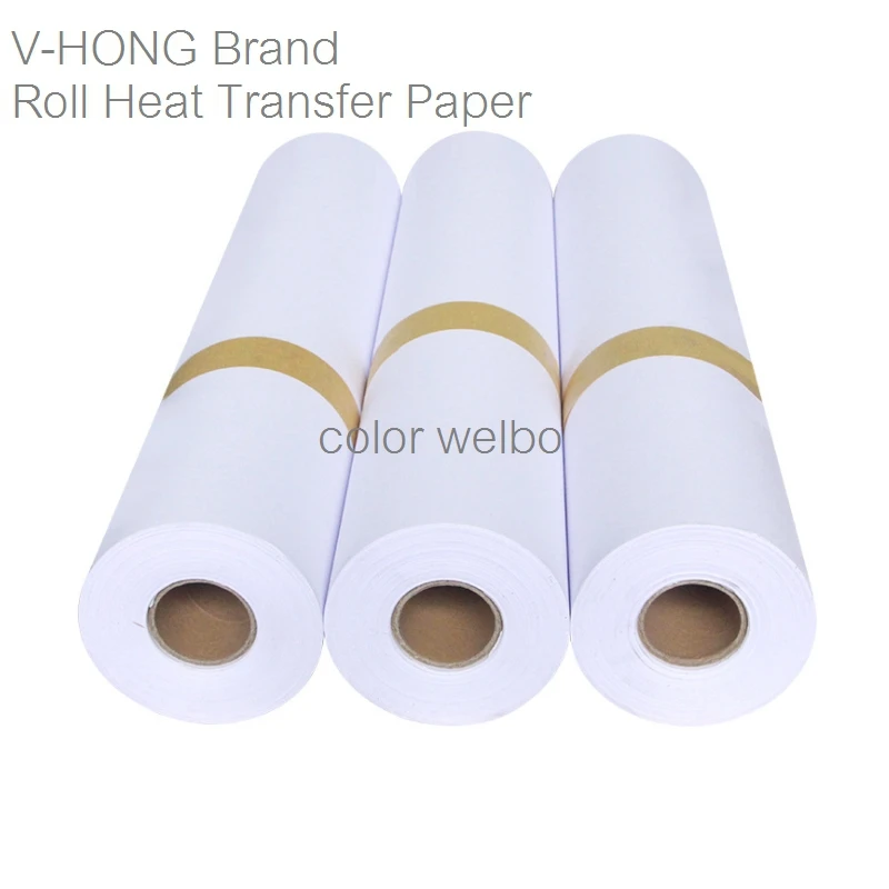 42cm width 30m length drum Wide format printer Sublimation series cotton cloth personality Heat transfer paper for dark