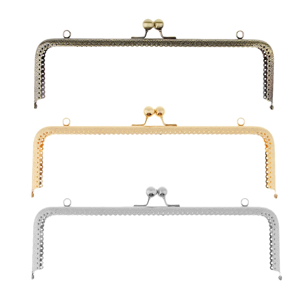 Sew In клатч сумка Кошелек Рамка ручка Kiss застежка молния 10 дюймов Квадратная