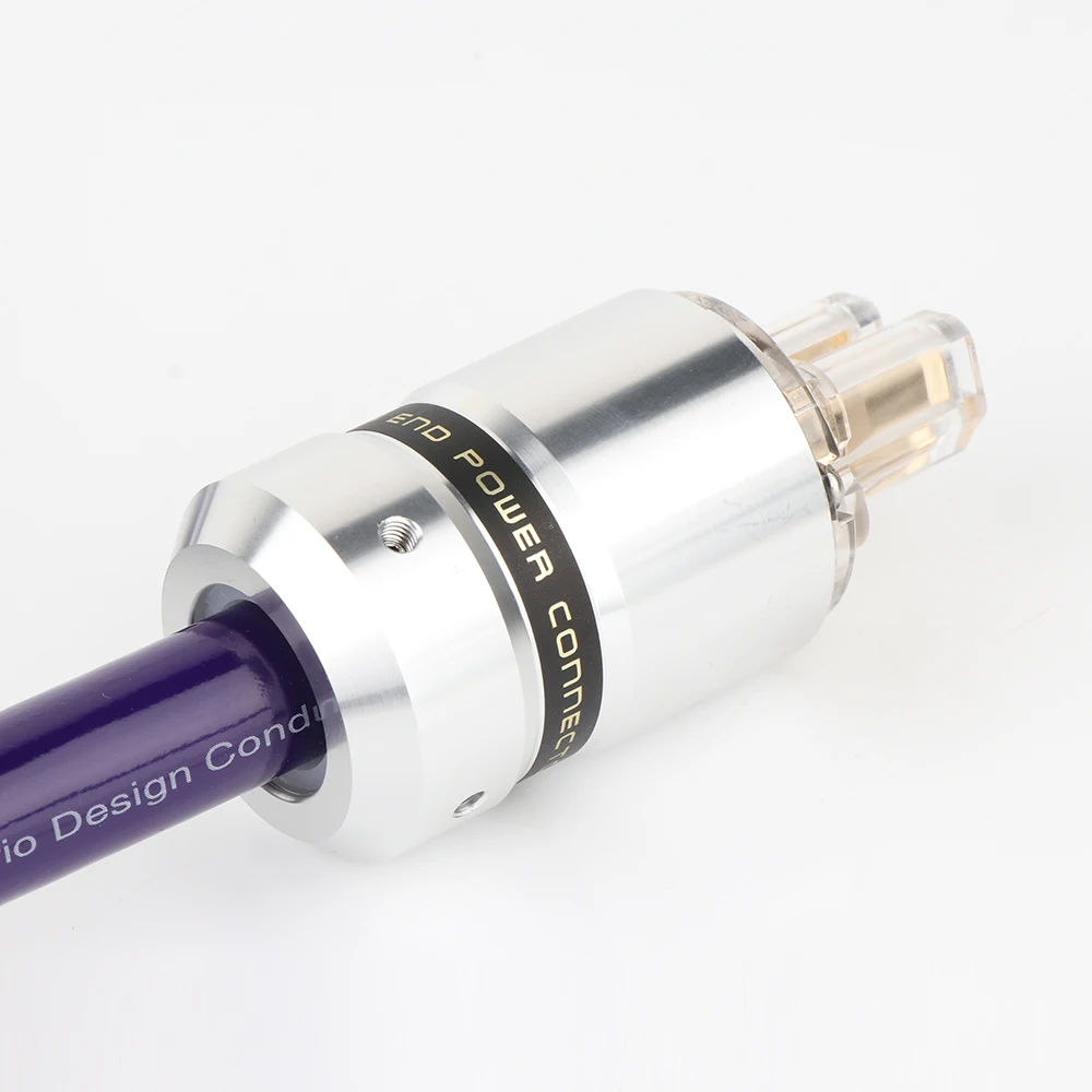 

Hi-end 6N OCC AC power cable Pure Copper EU/US mainly Power cable with EU/US Connector HIFI Power Cord