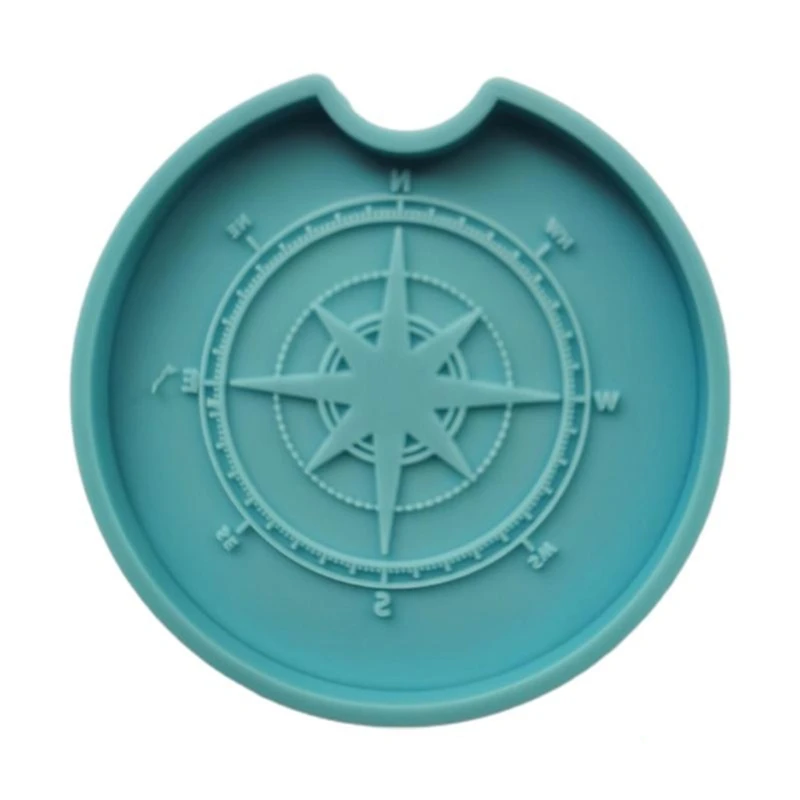

DIY Handmade Crafts Cup Mat Pad Crystal Epoxy Resin Mold Coaster Silicone Mould