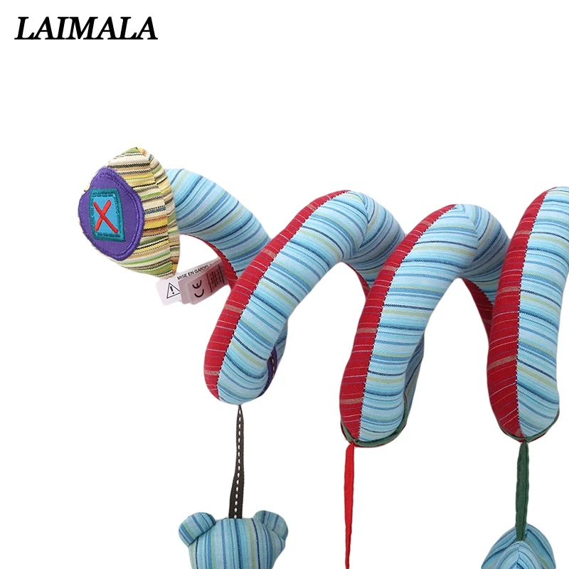 

Hot Cute Infant Baby Toys Activity Spiral Bed & Stroller Toy Around The Bed Stroller Hanging Bell Crib Rattle Toys For Baby