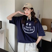 summer oversized t shirt funny t shirt female letter tops for women korea fashion clothing kawaii t shirts with short sleeve