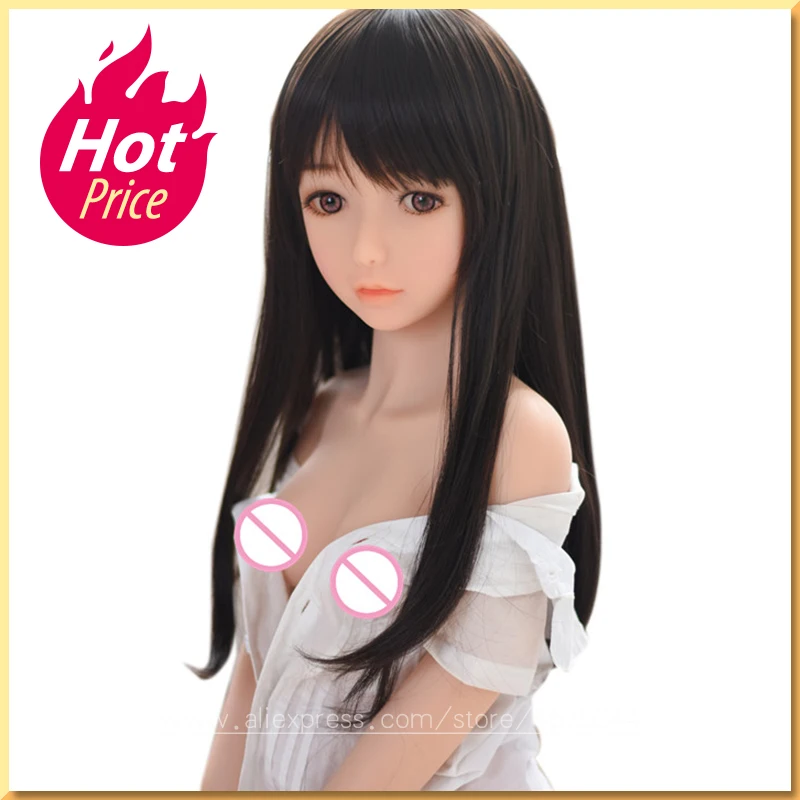 100 см японские Lifesize твердые силиконовые секс куклы поверхностное влагалище