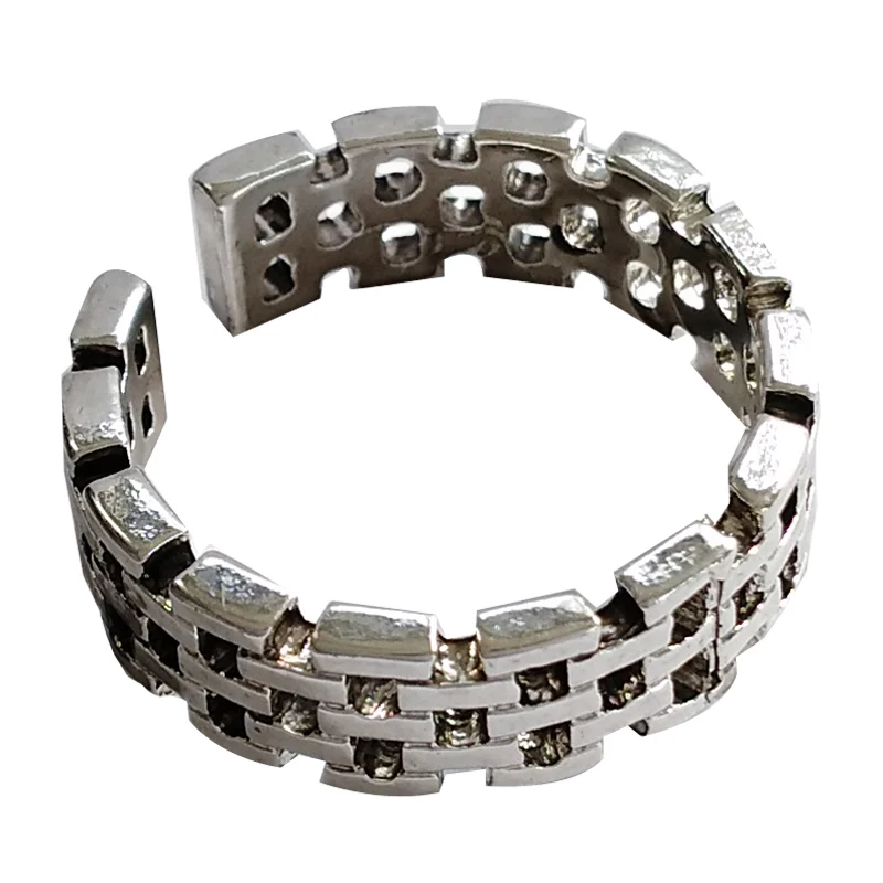 

Fashion Woman Rings 2020 New Design Hot Selling Hollow Open Joint Metal Rings Trendy Jewelry For Girl Female Party Gifts