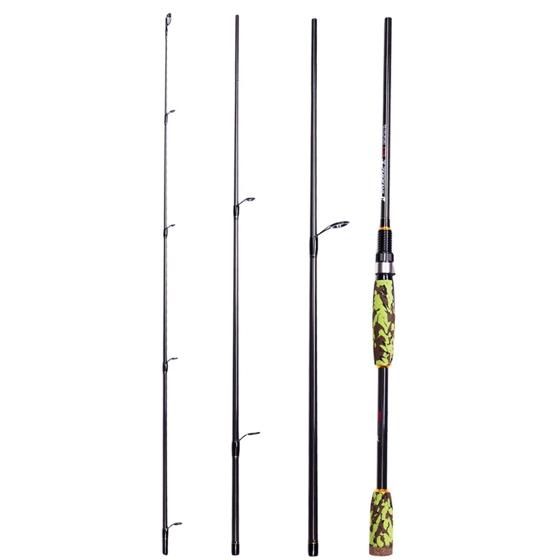 Удочка из углеродного волокна спиннинговые удочки удочка для путешествий 4