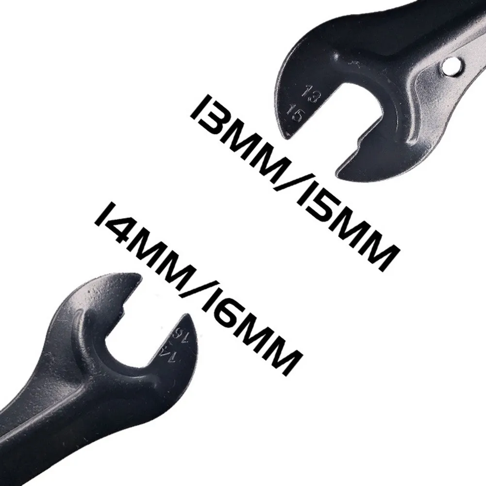 1 stücke bike hub kegel schlüssel 13141516mm professionelle carbon stahl fahrrad rad achse pedal spanner mechaniker radfahren reparatur w