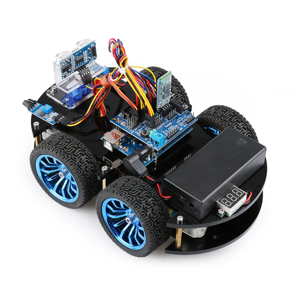 

Умный робот-автомобиль, набор «сделай сам», игрушки для детей, стартер, робототехника, Обучающий набор, APP RC STEM, игрушки, робототехники, Обуча...