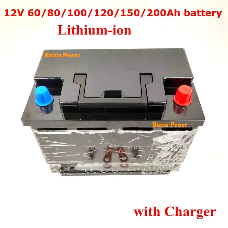 Литий ионный полимерный аккумулятор большой емкости 12 в 60 ач 80 Ач 100 120 150 180200 для