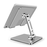 large tablet stand desktop adjustable stand foldable holder dock cradle for ipad pro 12 11 air mini mobile phone holder bracket