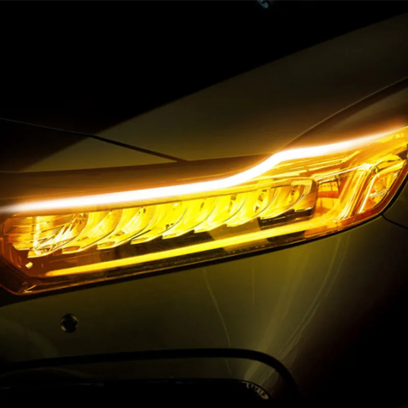 Bossnice 2x сверхтонкие автомобильные светодиодсветодиодный дневные ходовые огни DRL