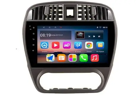 Автомобильный видеоплеер 10 1 дюймов Восьмиядерный 1280*720 QLED экран Android GPS навигация