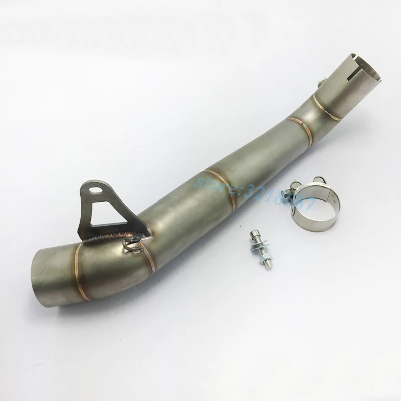 Глушитель выхлопной трубы для мотоцикла среднее звено выхлопная труба из