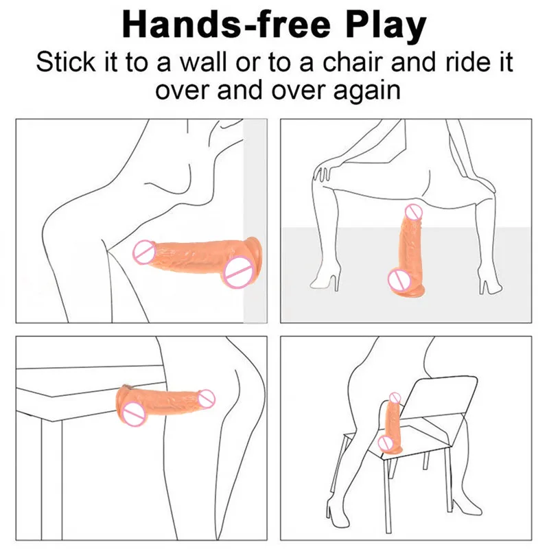 Секс шоп дилдо большой реалистичный черный имитатор пениса для мастурбации