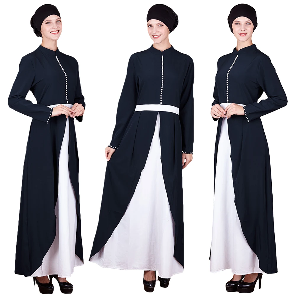 Женское платье с длинным рукавом, Турецкая Абая, арабское женское платье макси, женское платье с длинным рукавом, Дубайский кафтан, Мароккан...