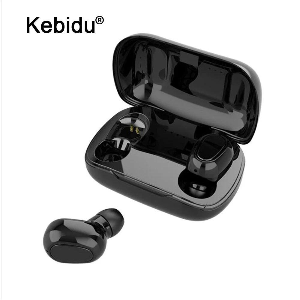 Kebidu L21 наушники вкладыши TWS с Беспроводной Мини HIFI Звук Наушники Bluetooth 5 0