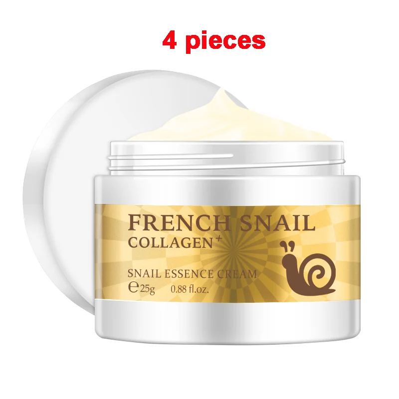 4 Face cream Snail Essence Face Cream Day Hyaluronic Acid Anti-Wrinkle Anti-aging Collagen Argireline Moisturizer Nourishing Serum Skin Care - Цвет: 4 Face cream