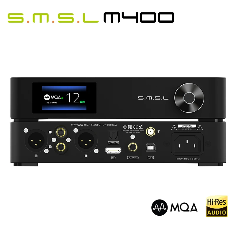 SMSL M400 MQA DAC AK4499 полный сбалансированный aptX HD Bluetooth5.0 DSD декодер|Цифро-аналоговые