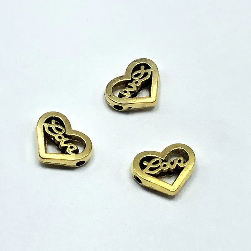 

20pcs love heart-shaped connectors pendant for jewelry making DIY handmade bracelet necklace accessories for woman gifts