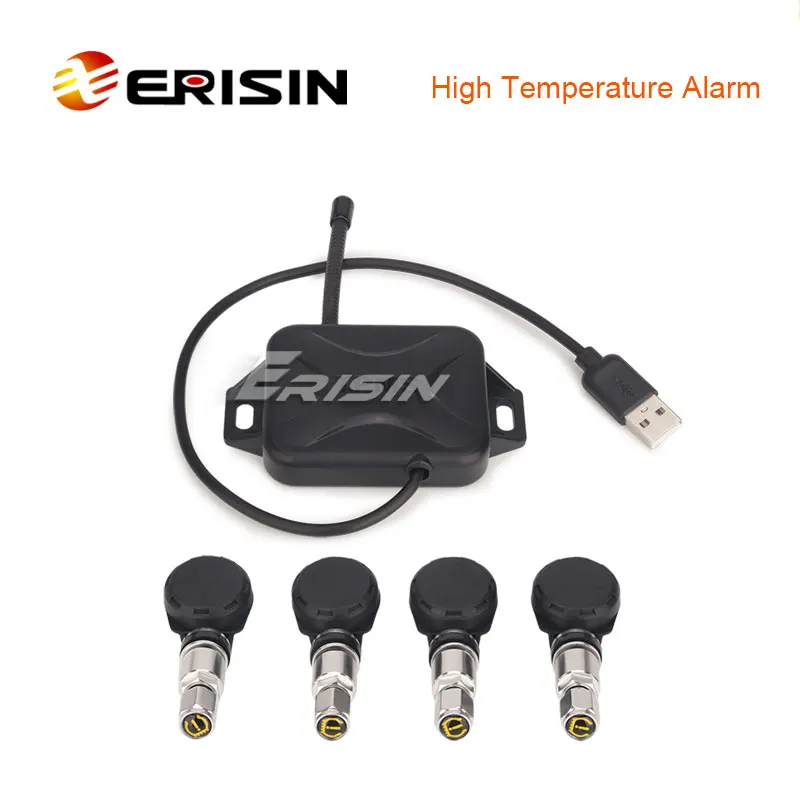 Erisin ES342 USB 4 Внутренний датчик TPMS Датчик давления в шинах для автомобильной