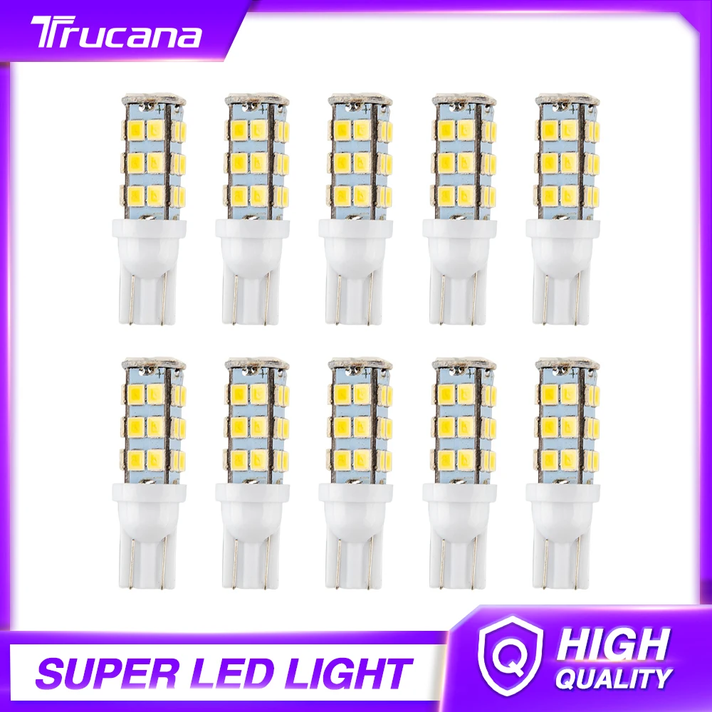 

Автомобильная светодиодная сигнальная лампа, 168, 194, 28SMD, 10 шт.