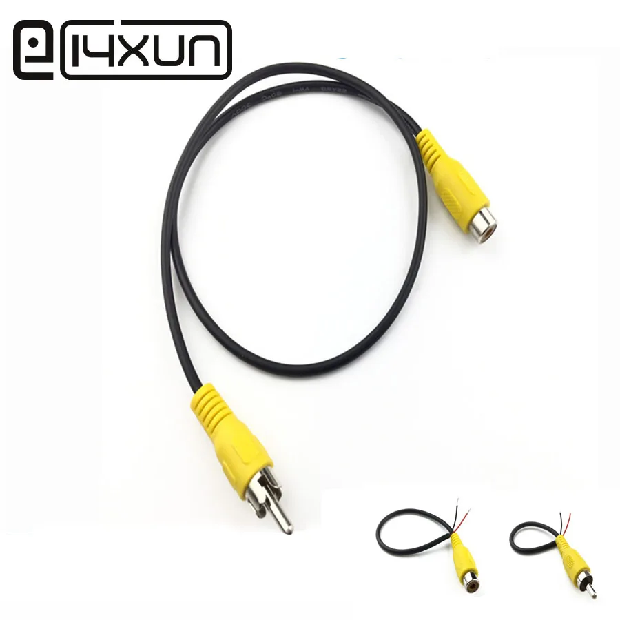 EClyxun 1 шт. RCA Автомобильная навигационная линия AV видео аудио сигнальный спутник