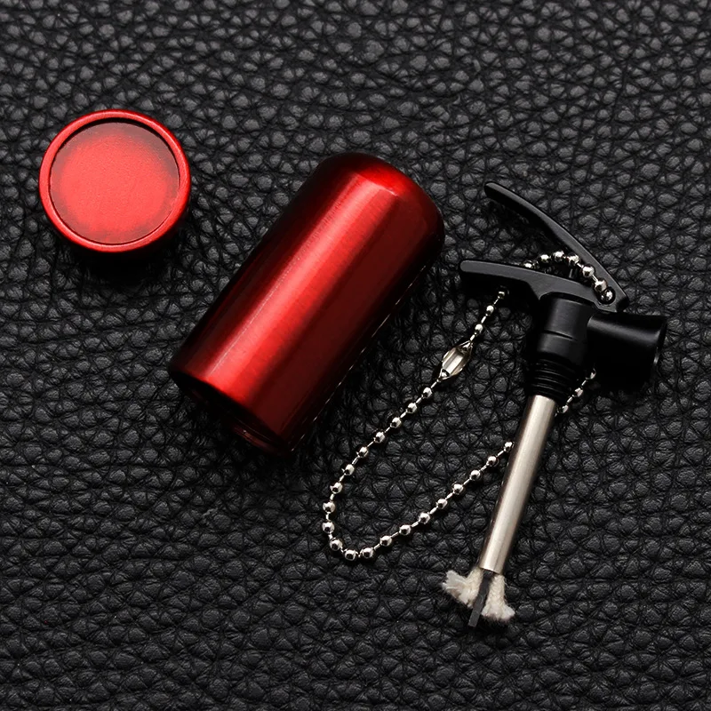 Перманентная Оригинальная зажигалка в форме огнетушителя металлическая