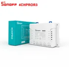 Беспроводной смарт-переключатель SONOFF4CHPRO R3wireless smarthome controller4 groupsWifi с дистанционным управлением через приложение можно использовать с Alexa goole hom