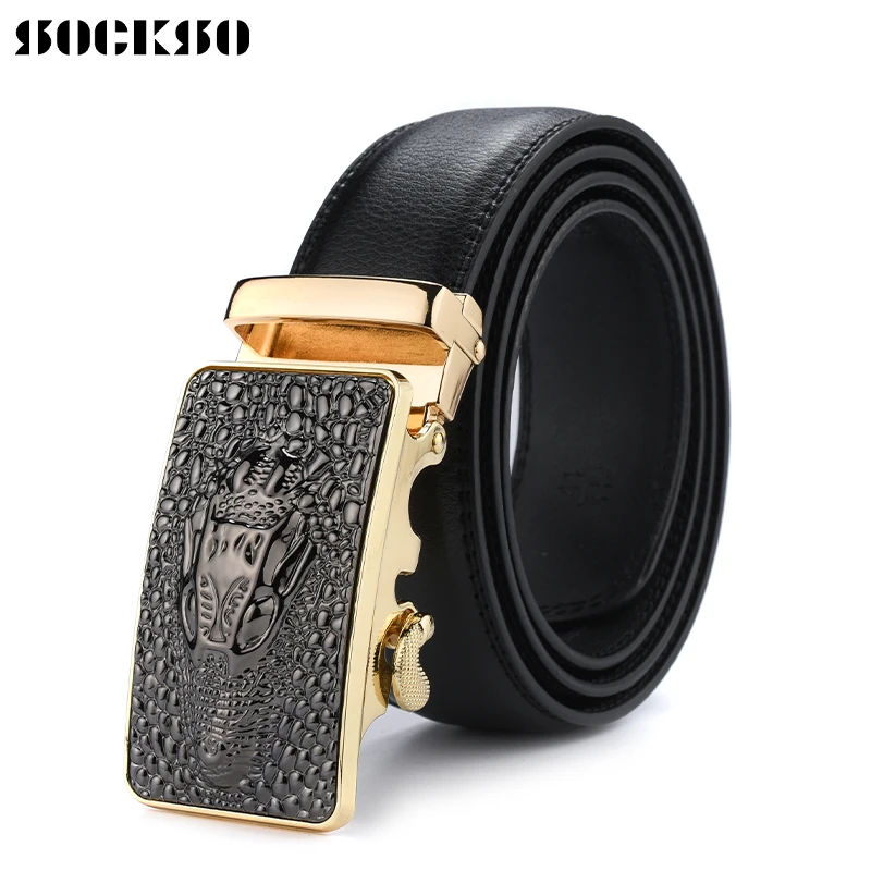 2019 брендовый мужской ремень с автоматической пряжкой кожаный высокого качества