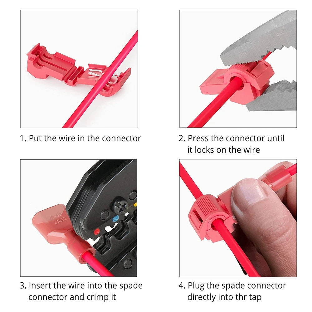 Обжимные клеммы Т-образные 120 шт. | Обустройство дома