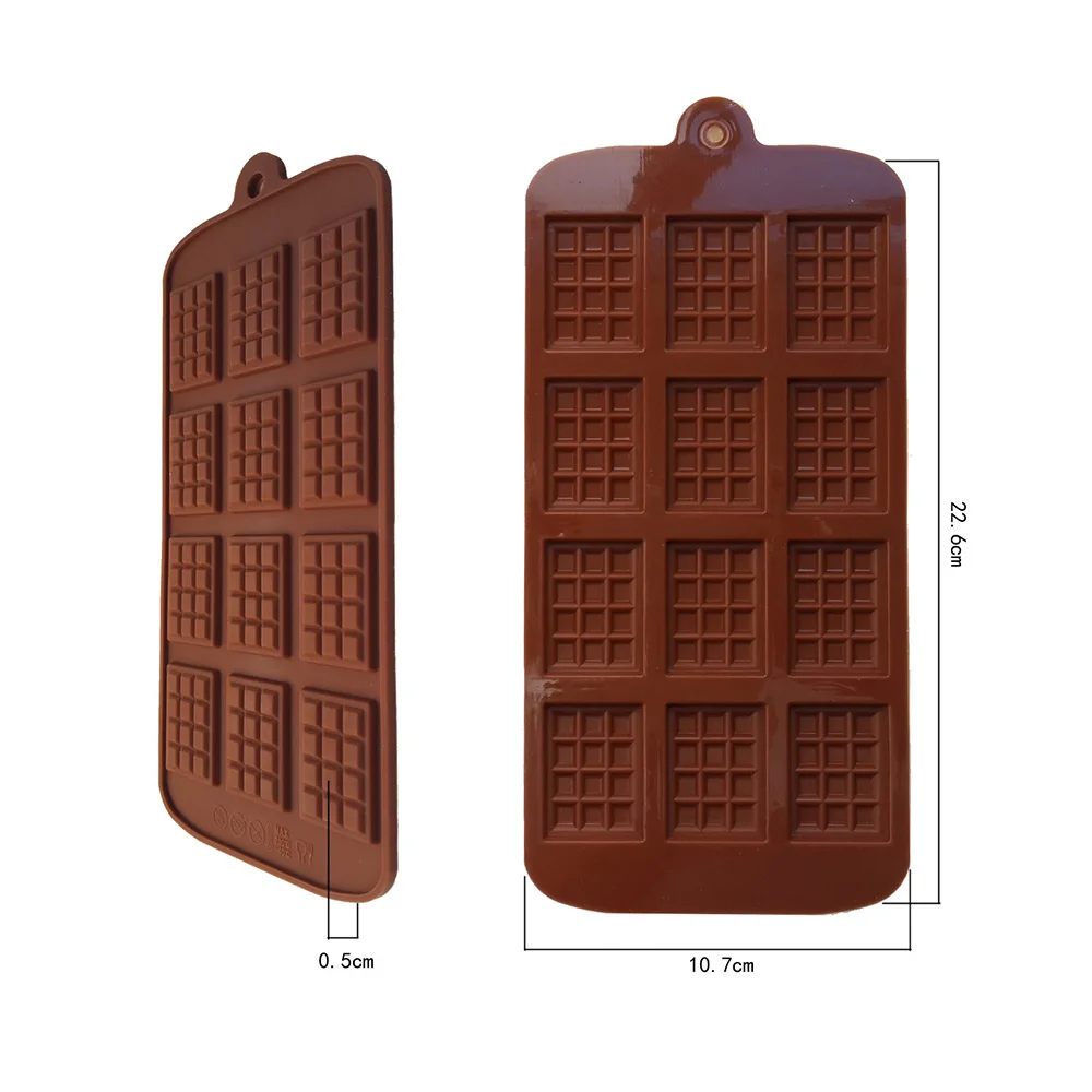 

Silicone Mini Chocolate Block Bar Mould Mold Ice Tray Cake Decorating Baking Cake Jelly Candy Tool DIY Molds Kitchen Tool