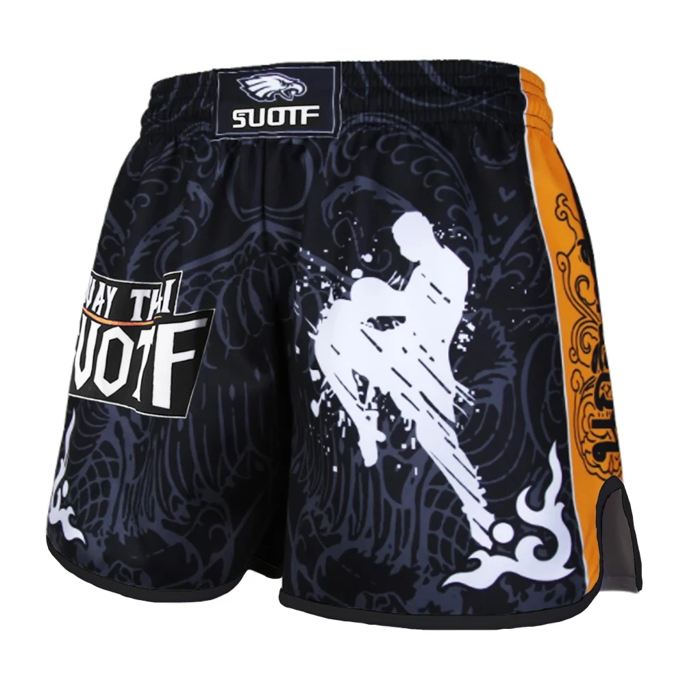 

Muay Thai Men's Women's Boxing Shorts Sanda Tiger MMa Fitness Exercise Fighting Training Taekwondo Print Shorts 2021