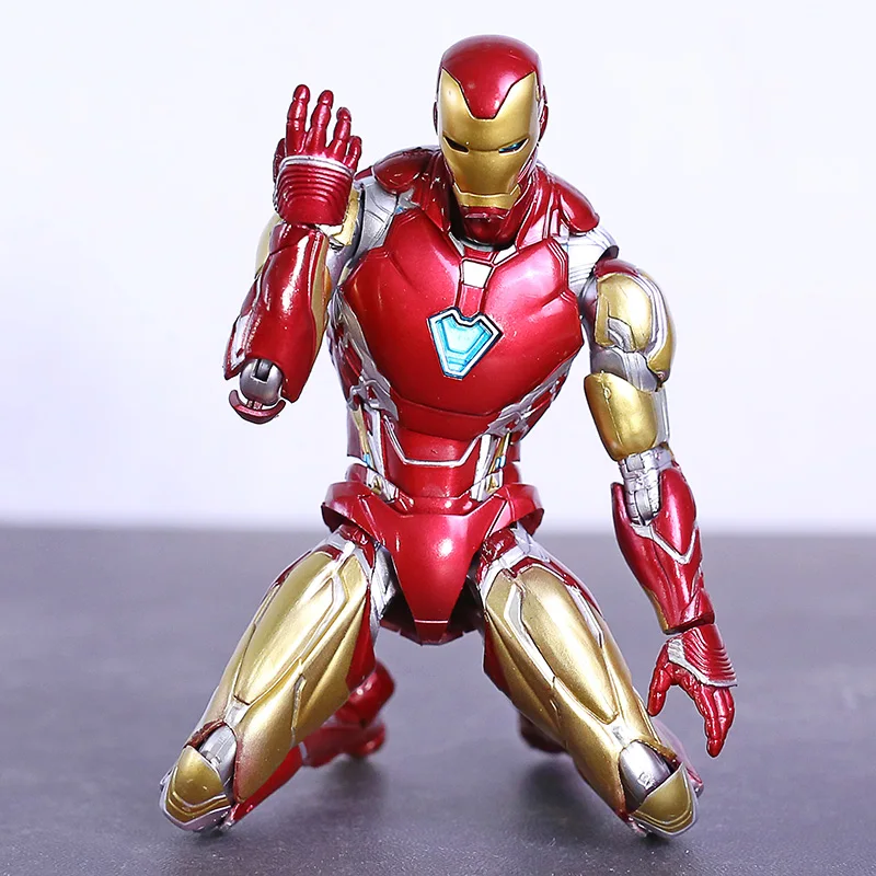 Экшн фигурка из ПВХ Мстители финал Железный человек MK85 SHF Коллекционная модель