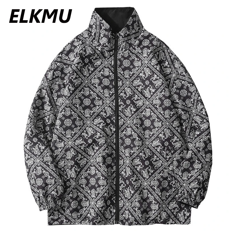 Бандана ELKMU с узором пейсли мужские куртки винтажная куртка в стиле Харадзюку