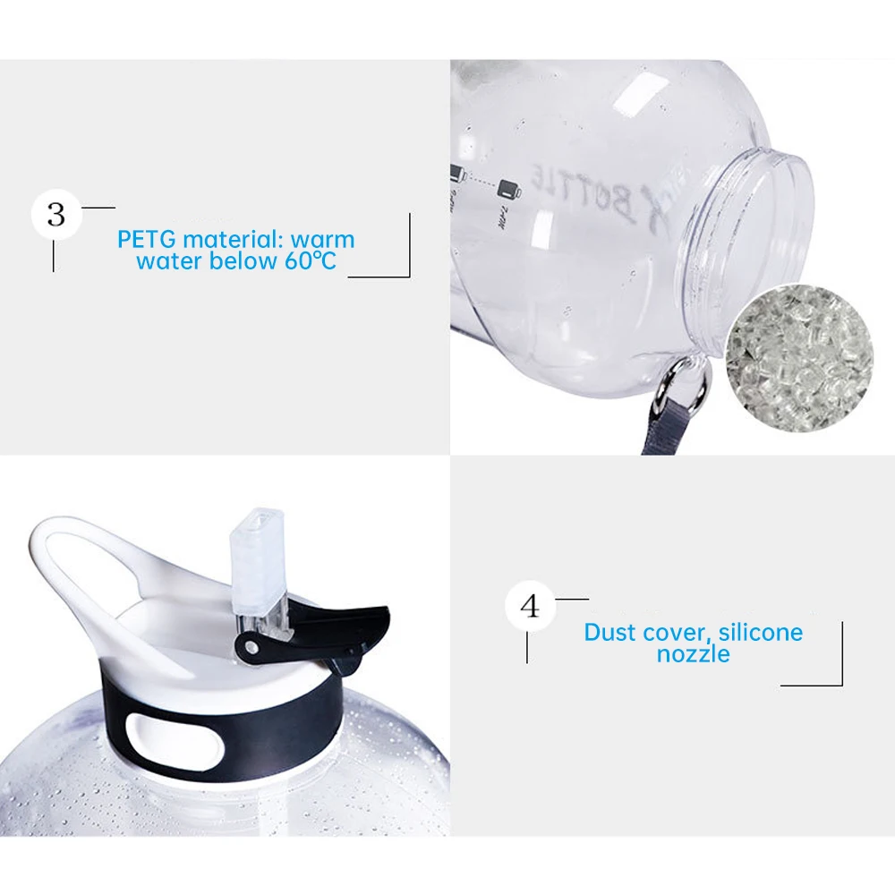 

3.78L/1Gallon -20-100 Portable Water Bottle Storage Pouch Military Outdoor Water Bottle Bag Tactical Military Water Bottle