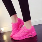 Кроссовки женские спортивные, повседневные сетчатые, на толстой подошве, с круглым носком, для бега, большие размеры