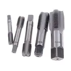 5 шт. конический трубный кран, металлические резьбонарезные инструменты G18 14 38 12 34 для настольных сверл, резьбонарезных машин, ручные сверла.