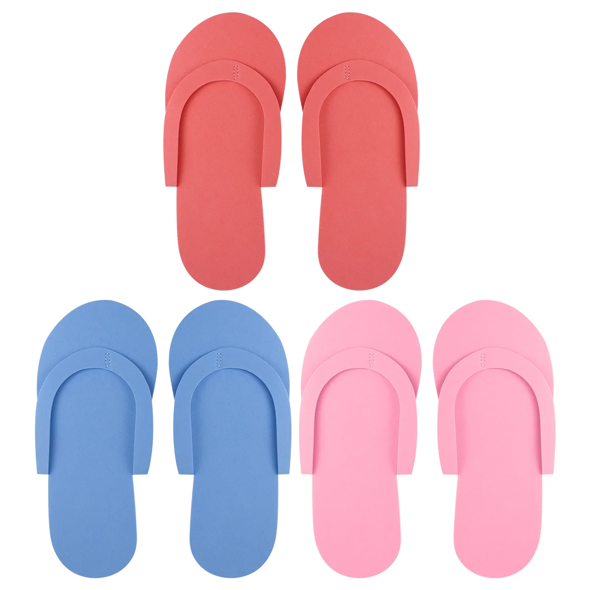 

ROSENICE 36 Pairs Disposable Slippers Pedicure Slipppers for Salon Spa Pedicure (Random Color)
