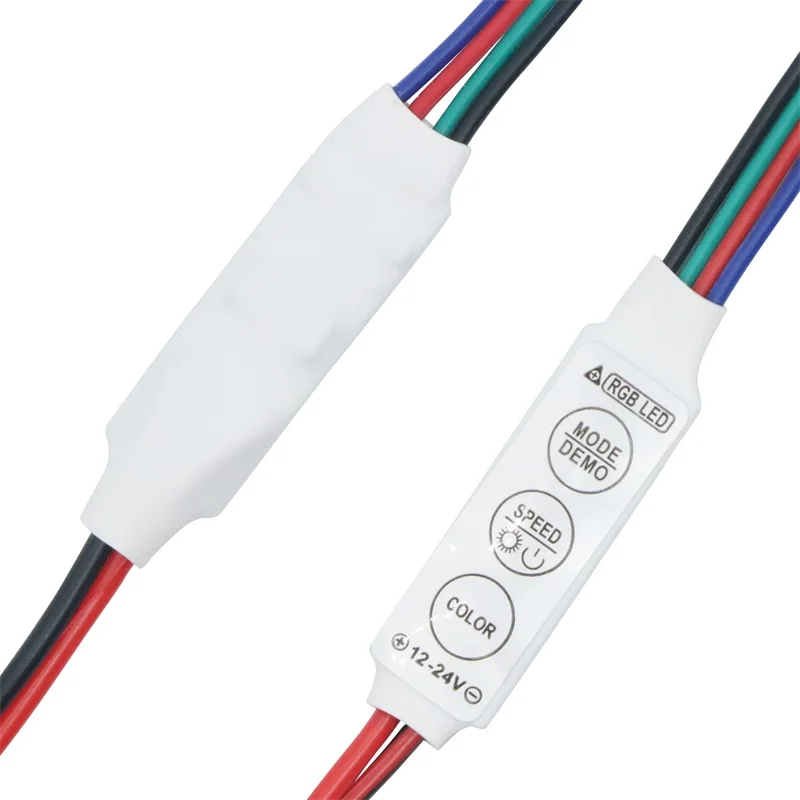 SZYOUMY 3key мини RGB светодиодный контроллер DC12V led Яркость Диммер для 2835 5050 полосы