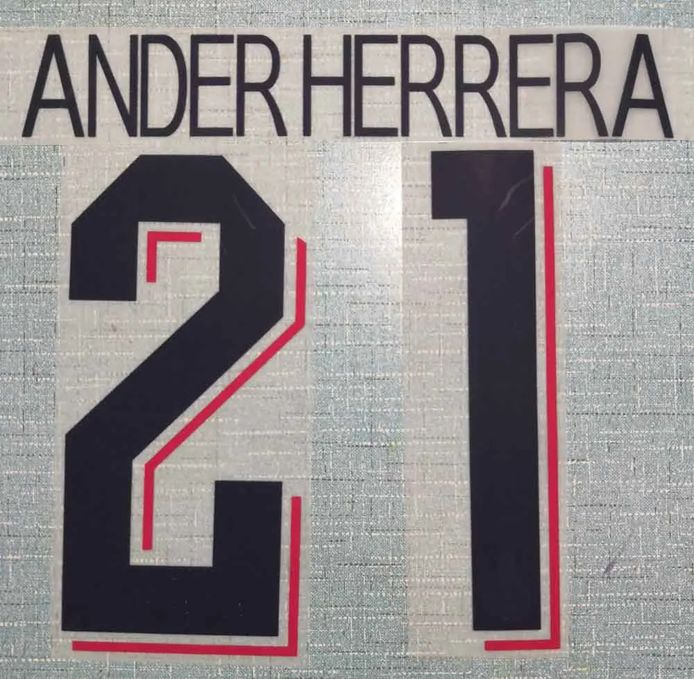 Лазерный U3rd от ANDER HERRERA GANA T. SILVA VERRATTI MBAPPE Кавани ди Марии Неймар JR ICARDI SARABIA nameset нашивка - Цвет: Лазерный