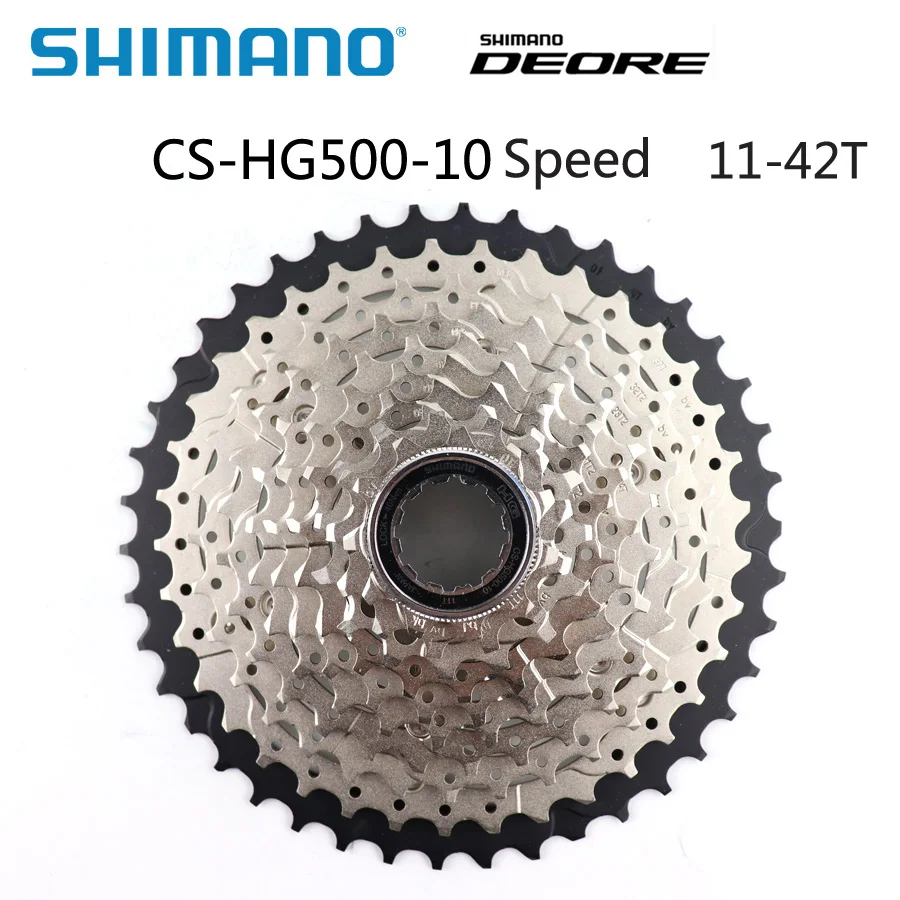 SHIMANO DEORE M6000 CS M4100 HG500 HG50 10 скоростей 11 42T 36T горный велосипед Freewheel MTB кассетные