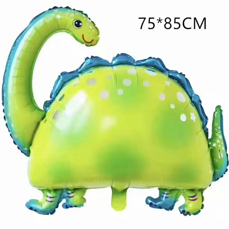 1pcs balloon Вечерние товары, 1 шт., для детей, динозавр, милый динозавр, тема, украшение, головной убор для дня рождения, герой, шляпа с эластичной лентой - Цвет: 1pcs balloon