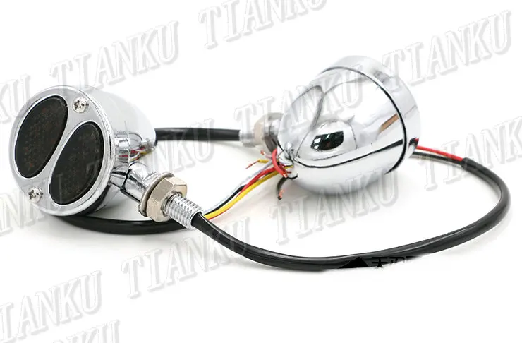 Металлический светодиодный поворотник для Kawasaki Vulcan Classic VN 400 VN500 VN800 900 1200 1500 1600