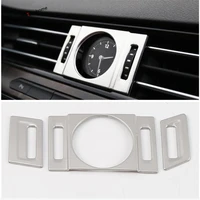 yimaautotrims dashboard center clock watches ring air condition outlet vent cover kit fit for volkswagen passat b8 2016 2019