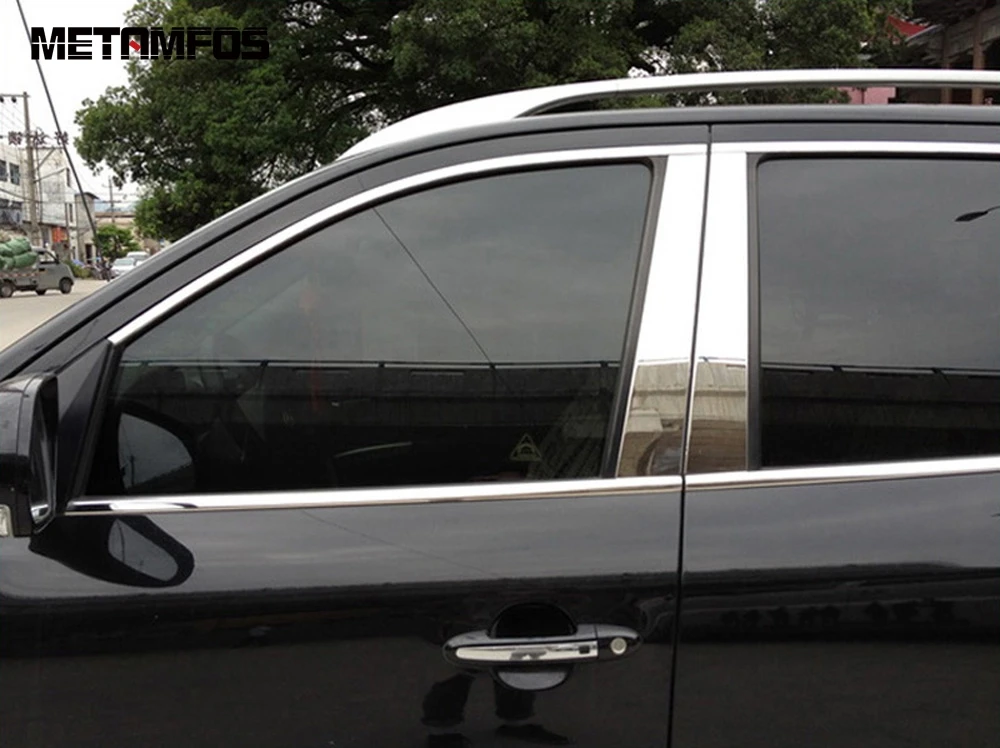 Для Hyundai Santa Fe 2007 2008 2009 2010 2011 2012 полная оконная рама молдинг отделка Декоративная