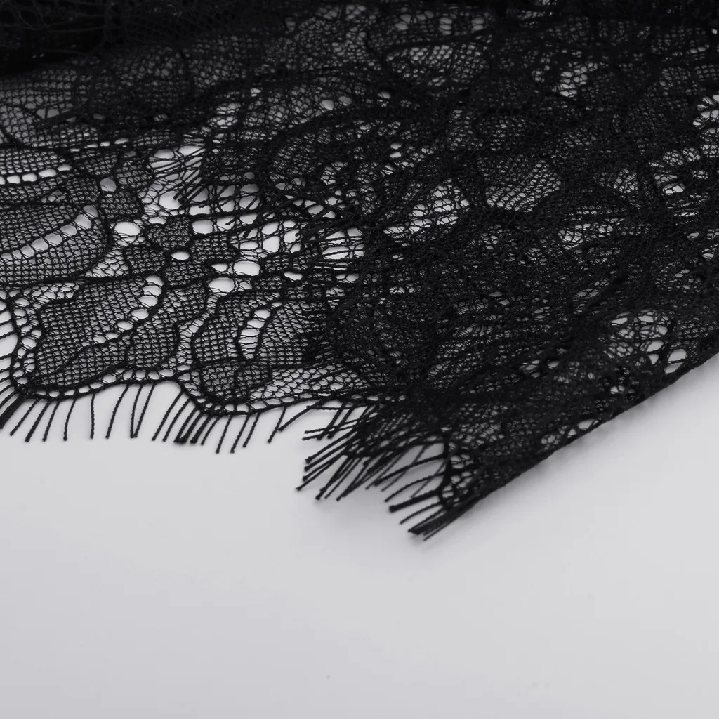 Модное женское платье размера плюс повседневное кружевное Vadim с круглым вырезом