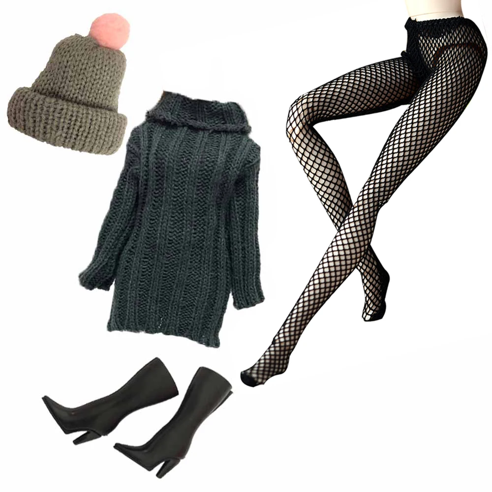 NK 4 предмета/комплект Кукольное платье модная модель пальто наряд Повседневный