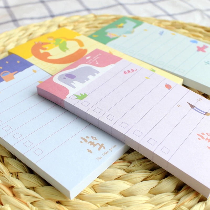 

8 pcs/Lot Le Petit Prince Sticky Notes Cartoon Plan Memo Pad Paper Sticker Stationery Office Accessories