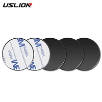 USLION Ultra-thin 5pcs Magnetic Metal Plate Car Phone Holder Disk iron Sheet Sticker Strong Magnet For Phone Holder Stand Mount