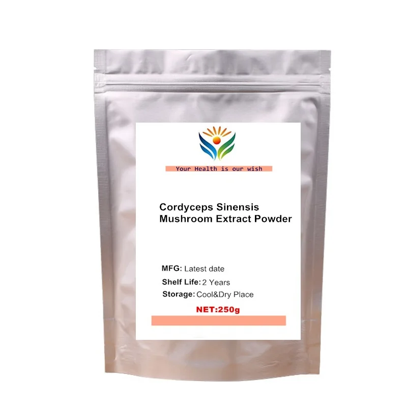 Травяная добавка для здоровья Cordyceps Sinensis порошок грибов|Блестки тела| |